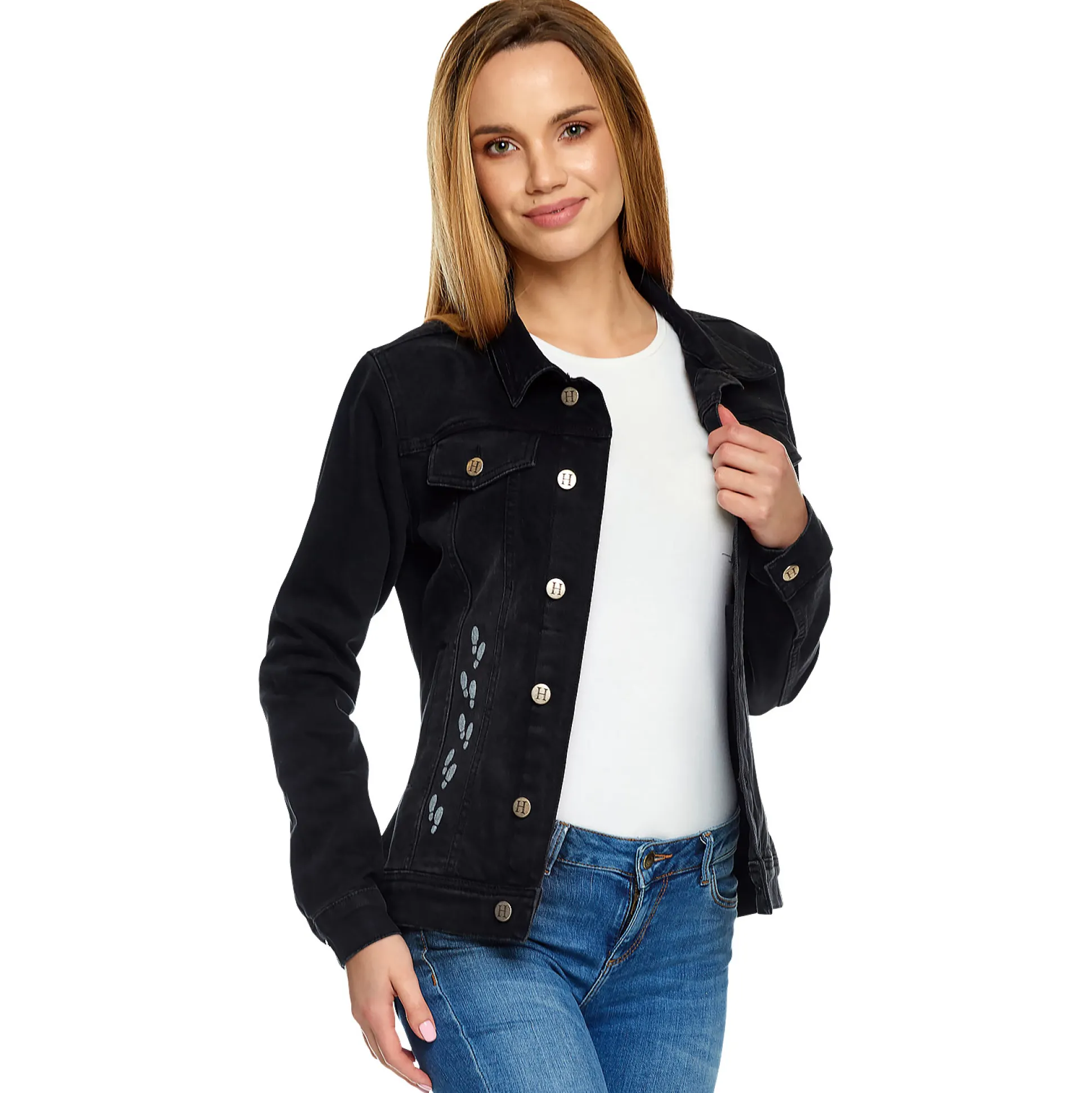 Harry Potter - Sluipwegwijzer Spijkerjas Dames Zwart