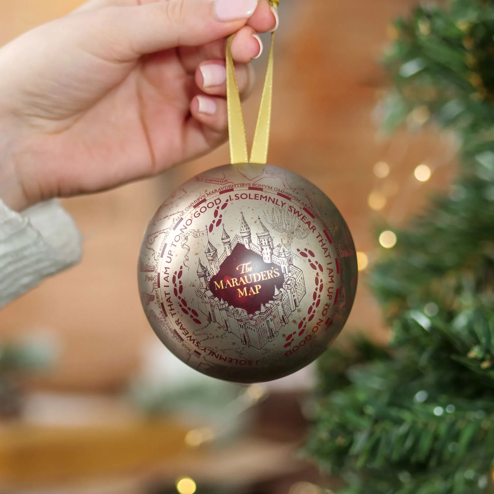 Harry Potter - Sluipwegwijzer Kerstbal met Pin