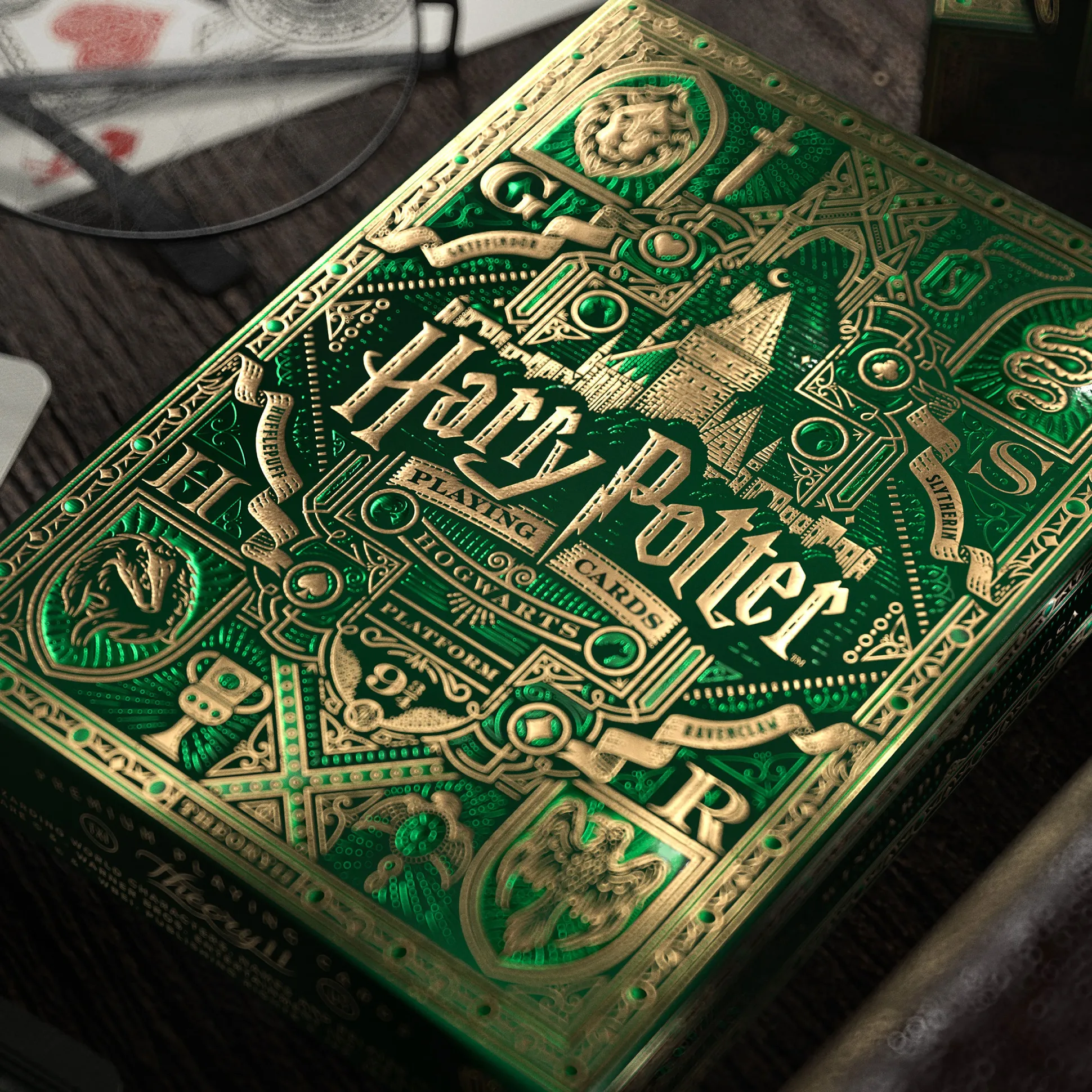 Harry Potter - Slytherin Kaartspel Deluxe Editie