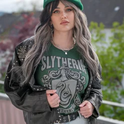 Harry Potter - Slytherin Wapen Dames T-shirt Groen