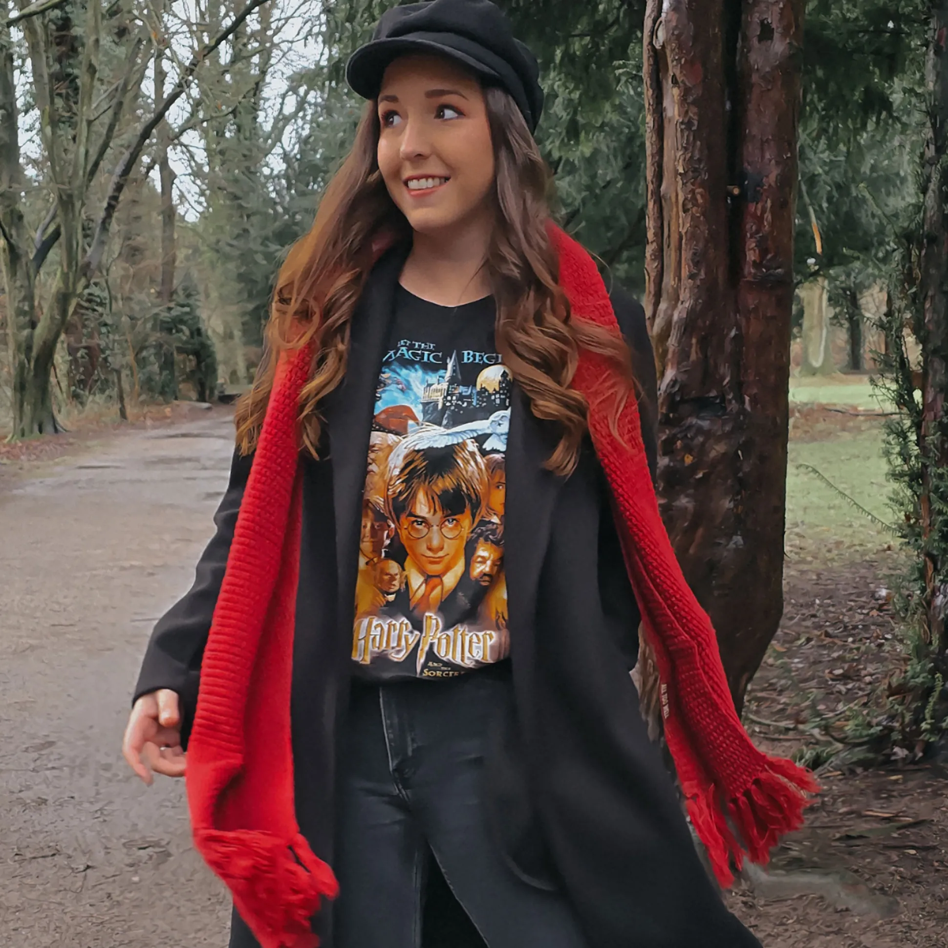 Harry Potter - Steen der Wijzen Poster T-Shirt Zwart