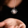 Harry Potter - Tijdverdrijver Ketting met Kristallen Zilver