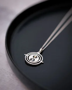 Harry Potter - Tijdverdrijver Ketting met Kristallen Zilver