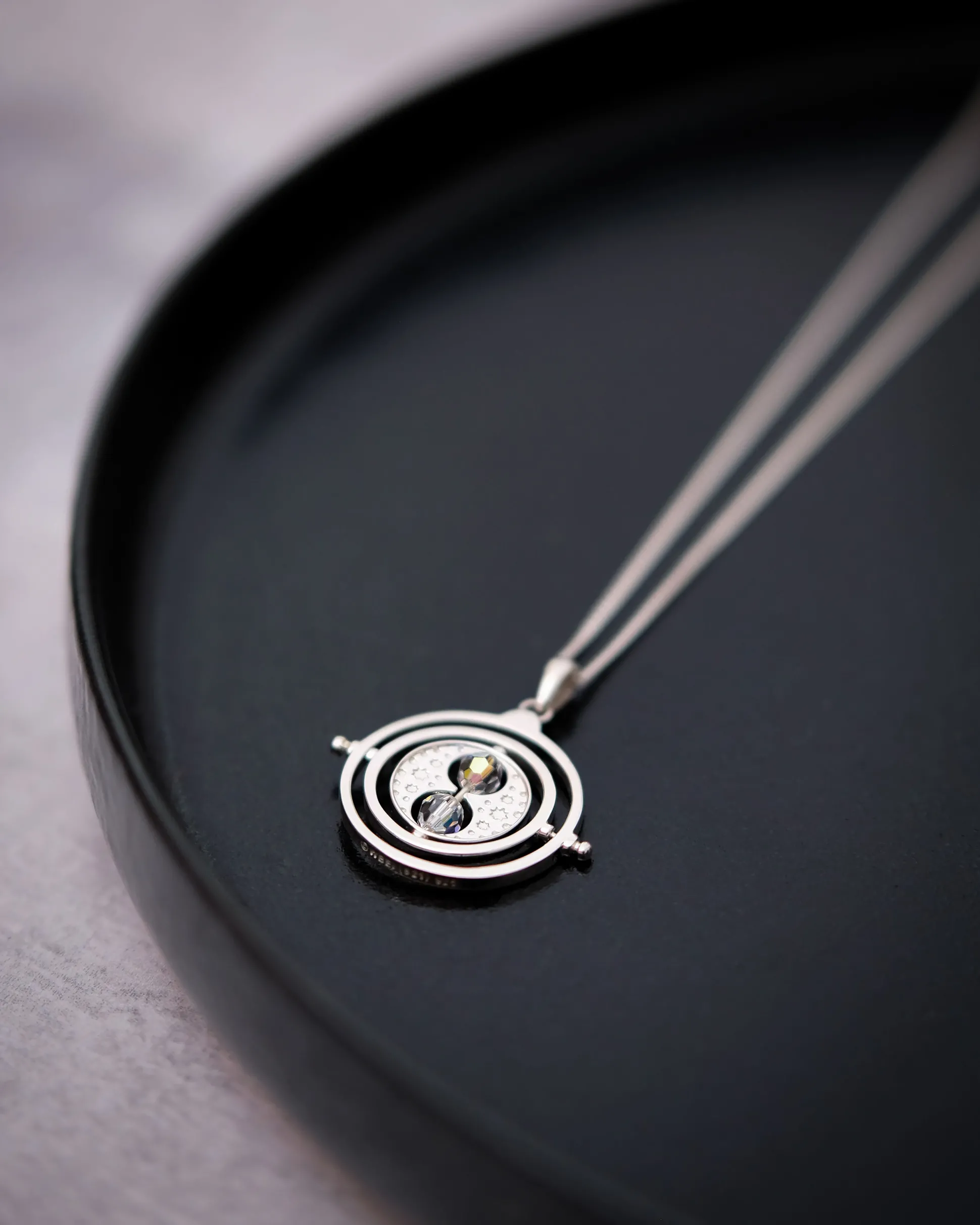 Harry Potter - Tijdverdrijver Ketting met Kristallen Zilver