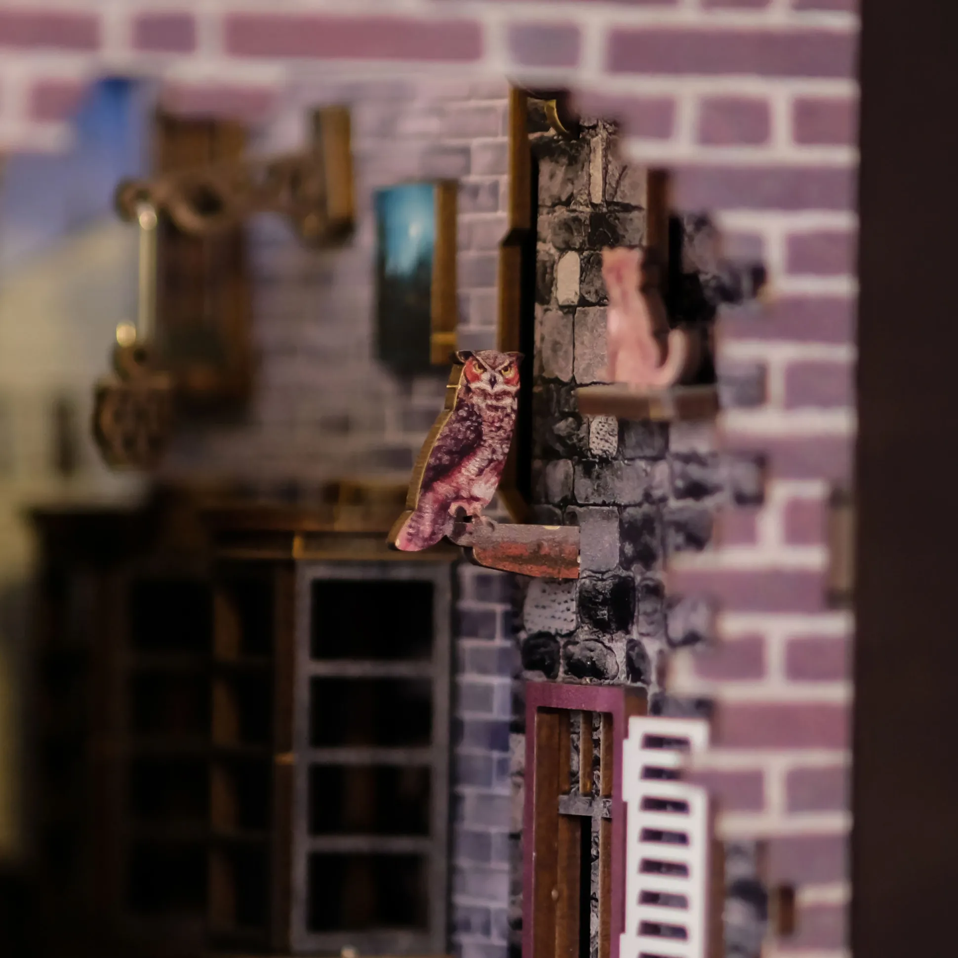 Harry Potter - Wegisweg Book Nook Modelbouwset Hout