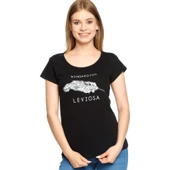 Harry Potter - Wingardium Leviosa Dames T-shirt Zwart