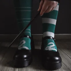 Harry Potter - Zwadderich Overknee Sokken 2-Pack