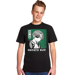 Hayato Suo T-shirt voor Wind Breaker-fans