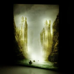 Heer der Ringen - Argonath muurschildering met licht