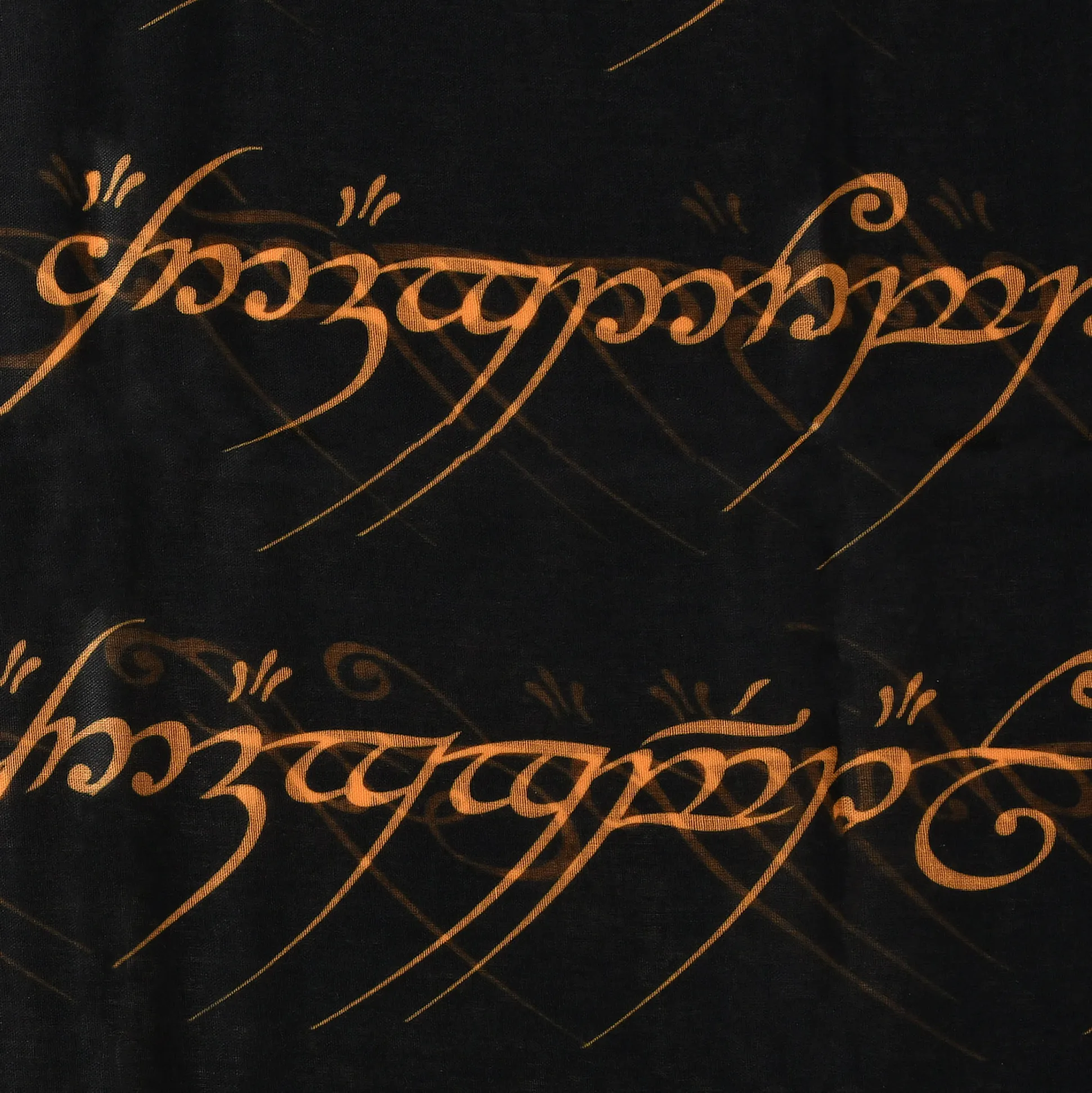 Heer der Ringen - De Ene Loop Sjaal zwart