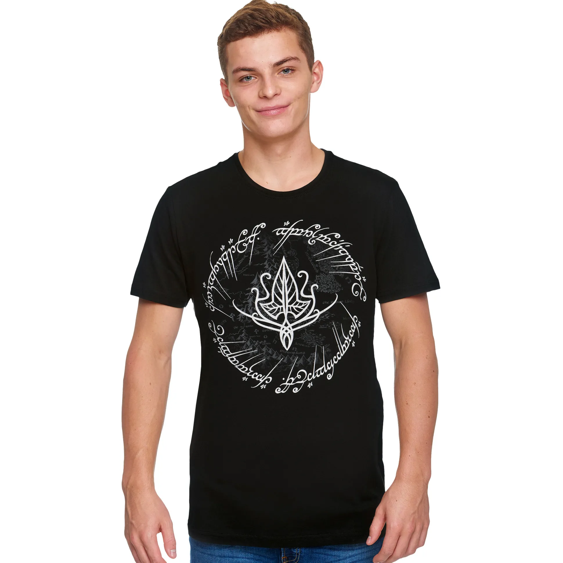 Heer der Ringen - Elfenblad T-shirt zwart
