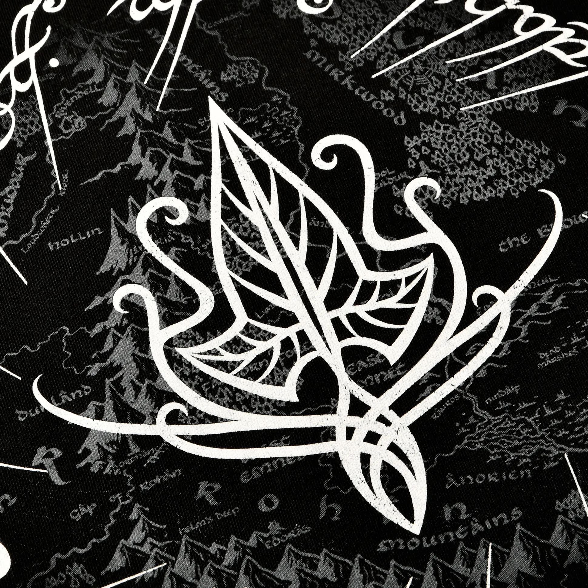 Heer der Ringen - Elfenblad T-shirt zwart