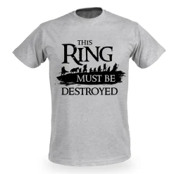 Heer der Ringen - Gezellen T-shirt grijs