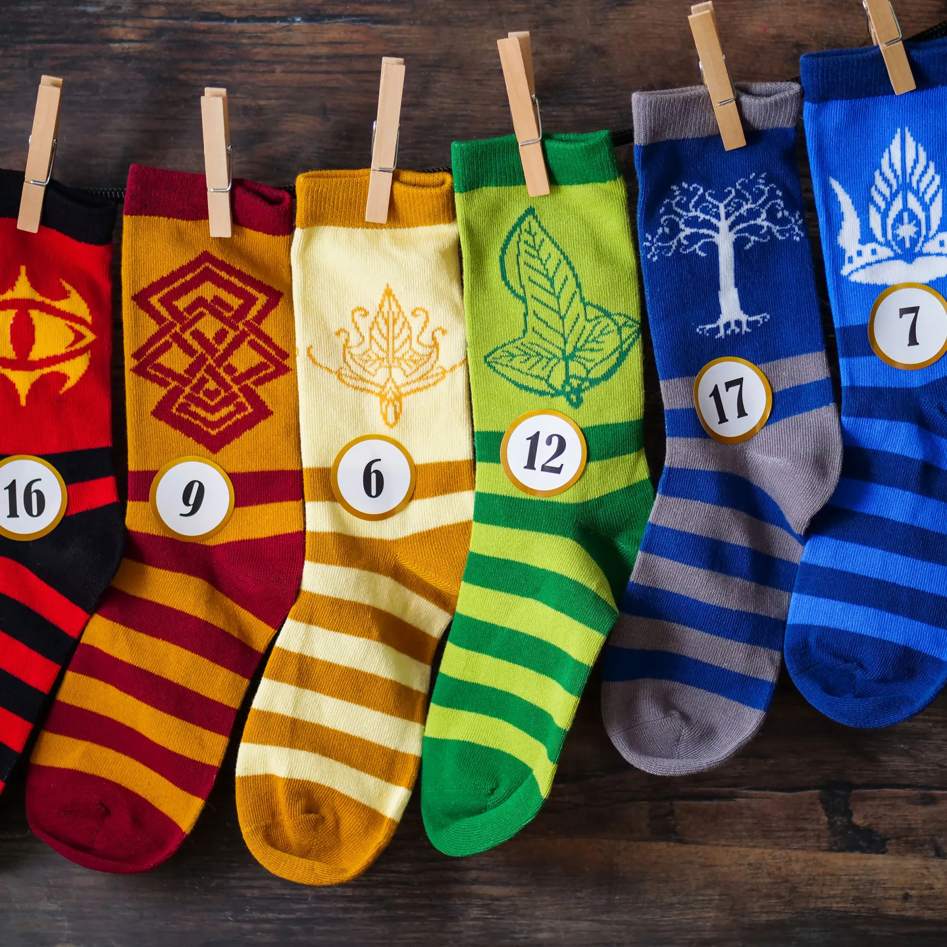 Heer der Ringen Sokken Adventskalender om te Vullen