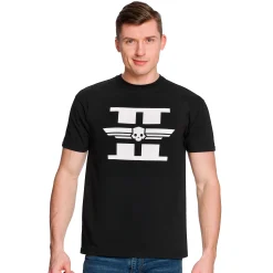 Helldivers 2 - Wit Logo T-Shirt Zwart