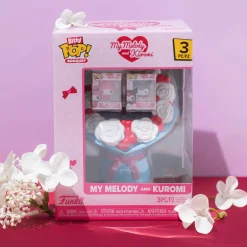 Hello Kitty and Friends Kuromi en Hello Kitty Valentines Funko Bitty Pop Bouquet - Sanrio
