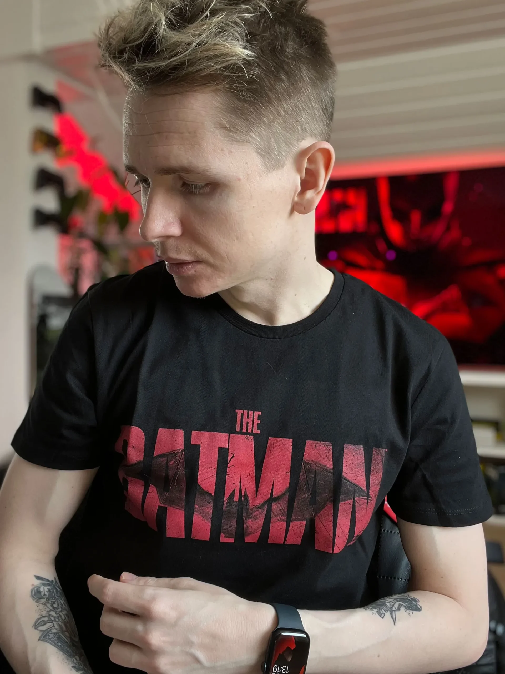 Het Batman Logo T-Shirt Zwart