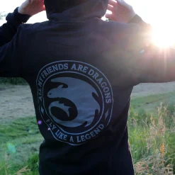Hoe Tem Je Een Draak - Night Fury Legend Hoodie zwart