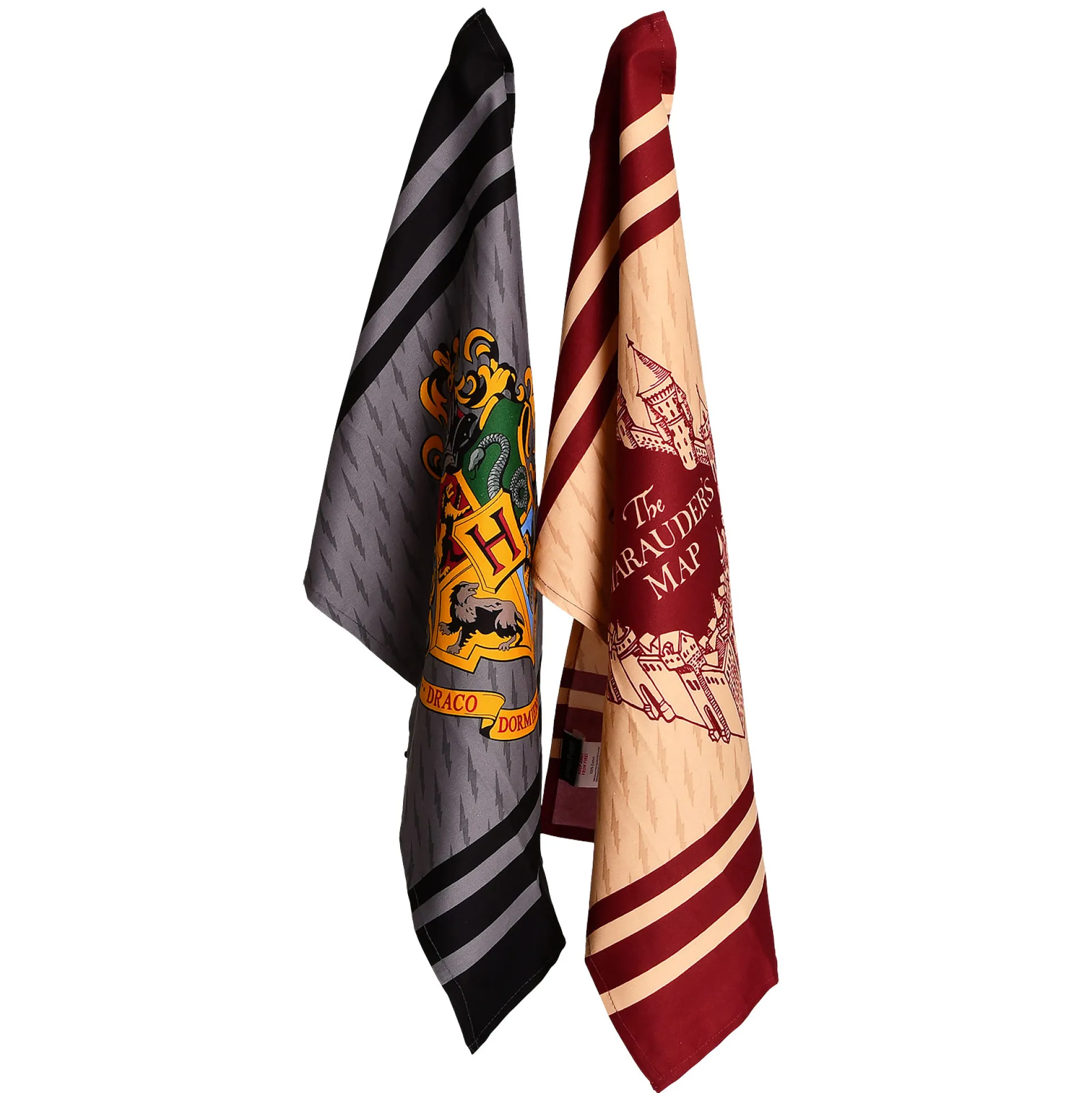 Hogwarts en Marauder's Map Theedoeken Set - Harry Potter