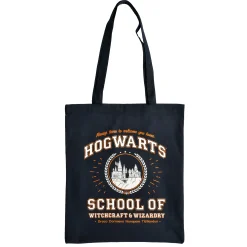 Hogwarts School Jute Tas Blauw - Harry Potter