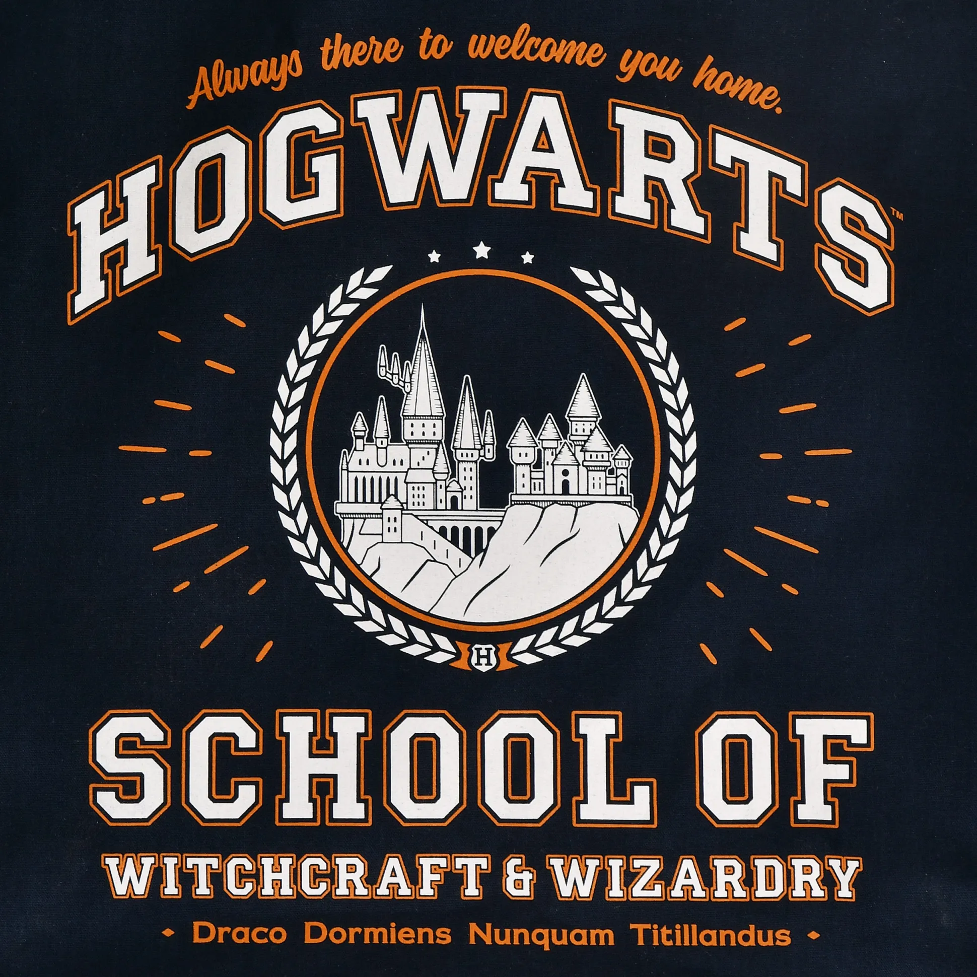 Hogwarts School Jute Tas Blauw - Harry Potter