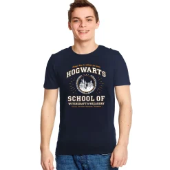 Hogwarts School T-shirt blauw - Harry Potter