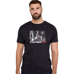 Houston We Hebben een Probleem T-Shirt voor Star Wars Fans Zwart