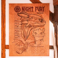 How to Train Your Dragon - Night Fury Wall Scroll