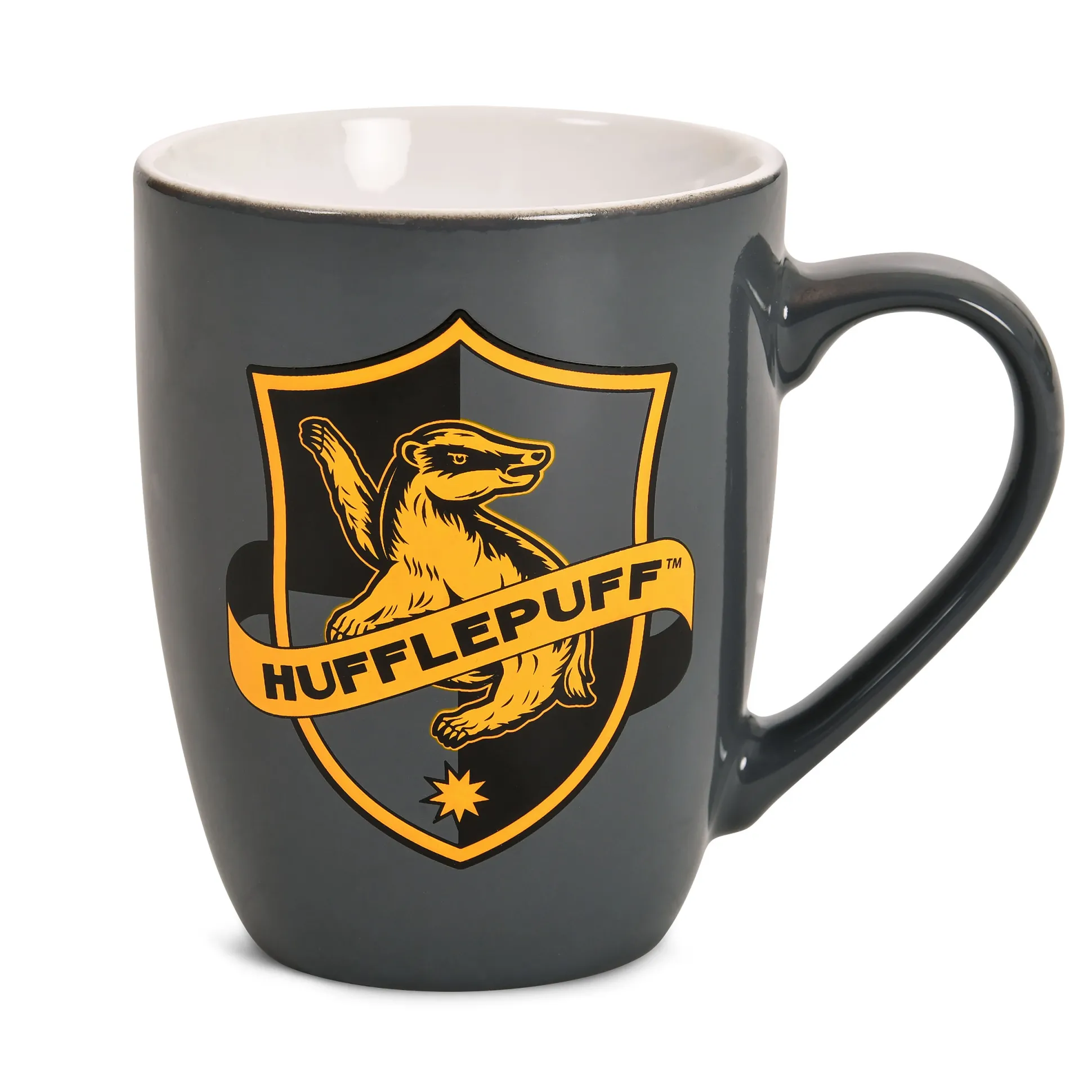 Huffelpuf Logo Mok grijs - Harry Potter