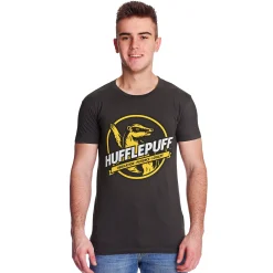 Hufflepuff House Values T-Shirt Grijs - Harry Potter