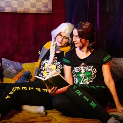 Hufflepuff Wapenschild Pyjama zwart - Harry Potter
