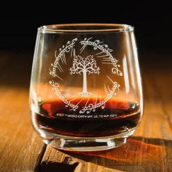 In de Ban van de Ring - De Steigerende Pony & Gondor set van 2 glazen