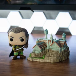 In de Ban van de Ring - Elrond & Rivendel Funko Pop Diorama