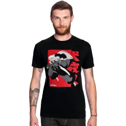 Inu Yasha - Inu Yasha & Kagome T-shirt zwart