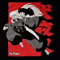 Inu Yasha - Inu Yasha & Kagome T-shirt zwart