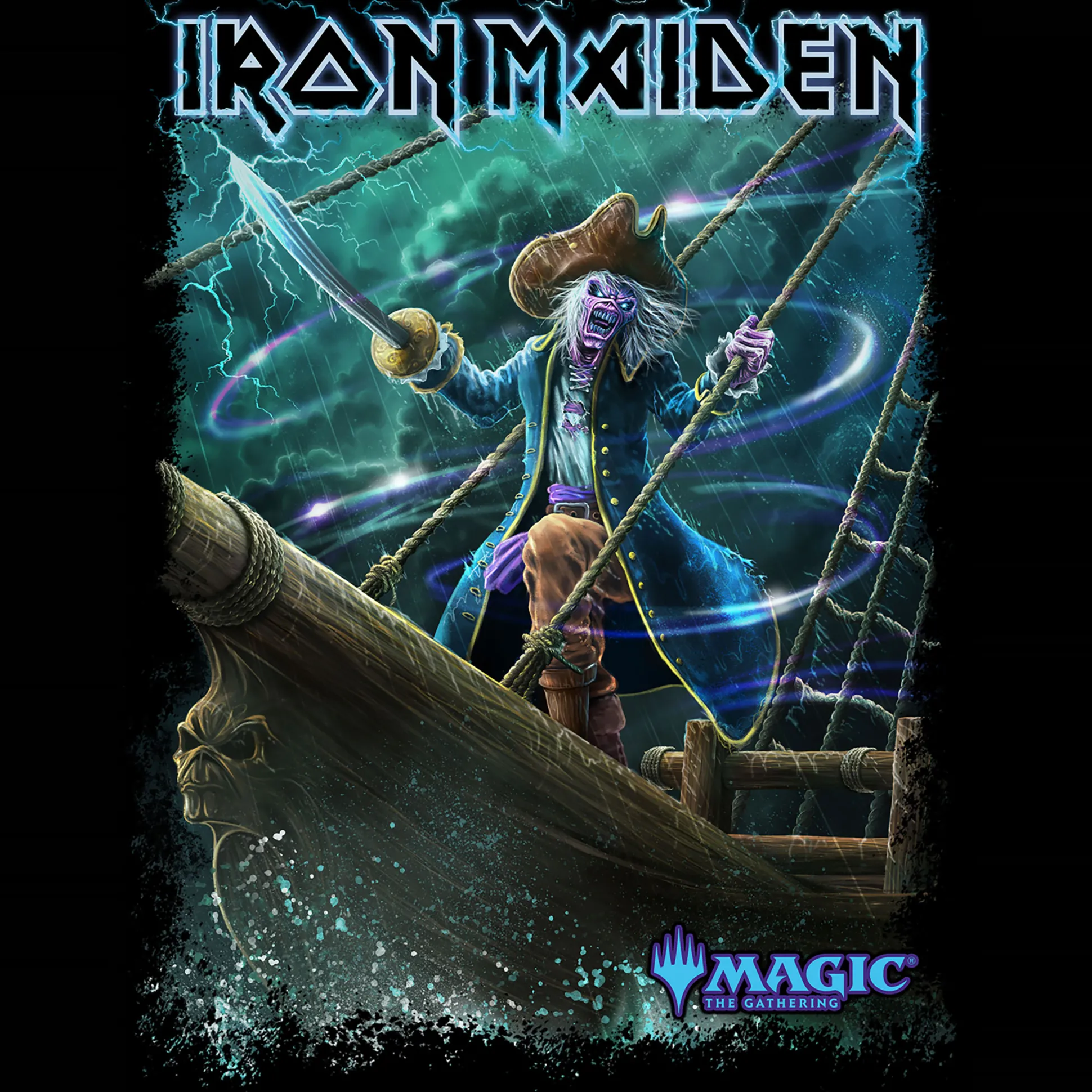 Iron Maiden - Magic Captain N'Ghathrod hoodie zwart
