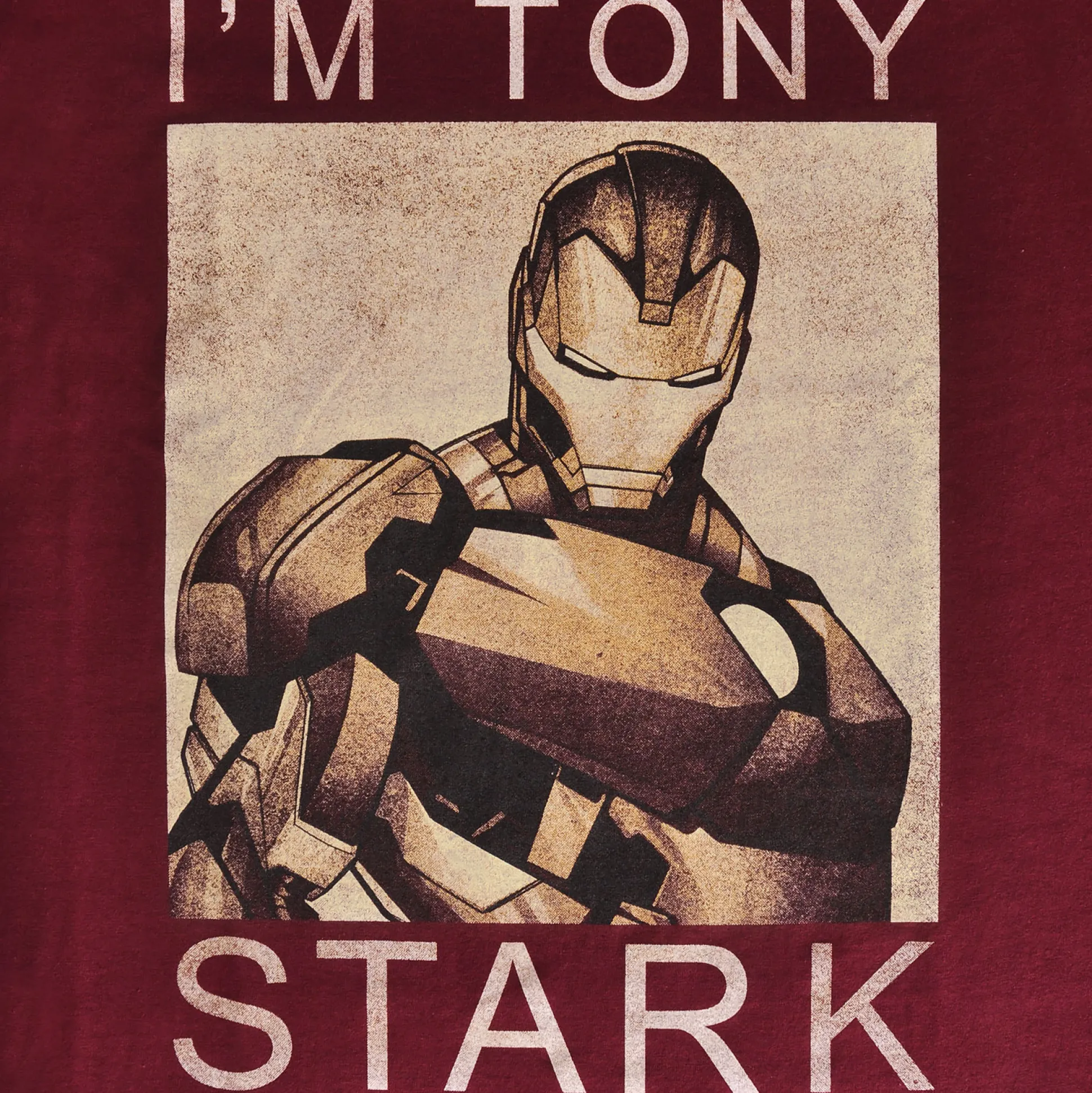 Iron Man - Ik ben Tony Stark T-Shirt rood