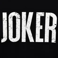 Joker Distressed Logo T-Shirt Zwart
