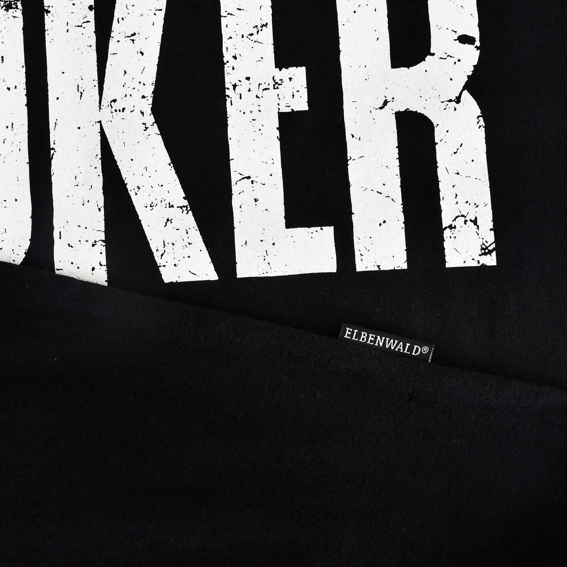 Joker Distressed Logo T-Shirt Zwart