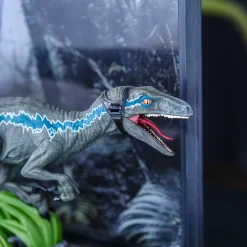 Jurassic Park - Blauwe Velociraptor Diorama Figuur