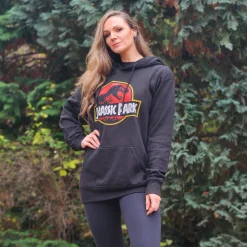 Jurassic Park - Film Logo Hoodie Zwart