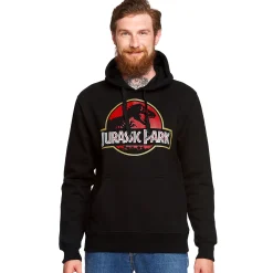 Jurassic Park - Film Logo Hoodie Zwart