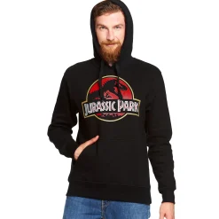Jurassic Park - Film Logo Hoodie Zwart