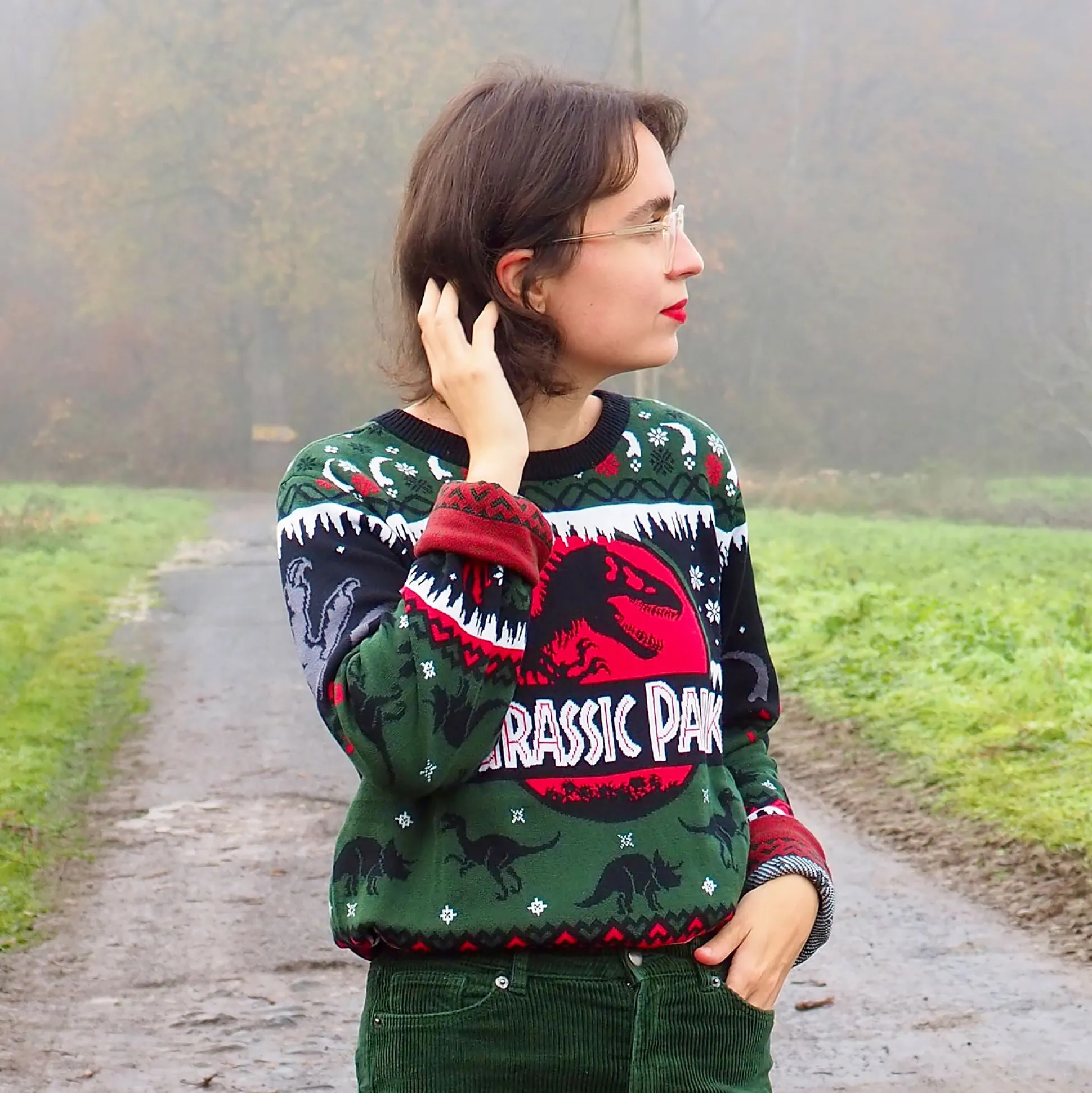 Jurassic Park - Logo Gebreide Trui