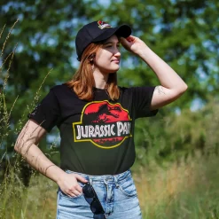 Jurassic Park - Logo T-shirt zwart