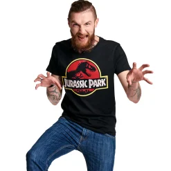 Jurassic Park - Logo T-shirt zwart