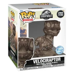 Jurassic World - Velociraptor Fossiel Super Size Funko Pop Figuur
