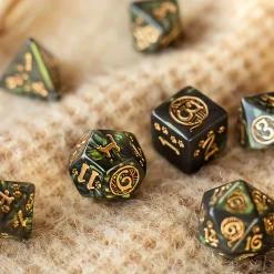 Katten - Pixel RPG Dobbelset 7-delig