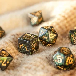 Katten - Pixel RPG Dobbelset 7-delig