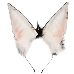 Kitsune Oren zwart-wit